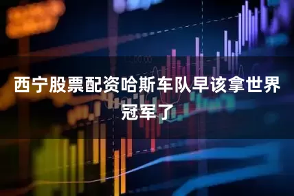 西宁股票配资哈斯车队早该拿世界冠军了