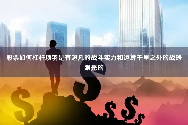 股票如何杠杆项羽是有超凡的战斗实力和运筹千里之外的战略眼光的